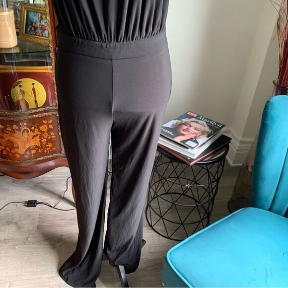 LAUNDRY BY SHELLI SEGAL BLACK JUMPSUIT - Picture 6 of 10